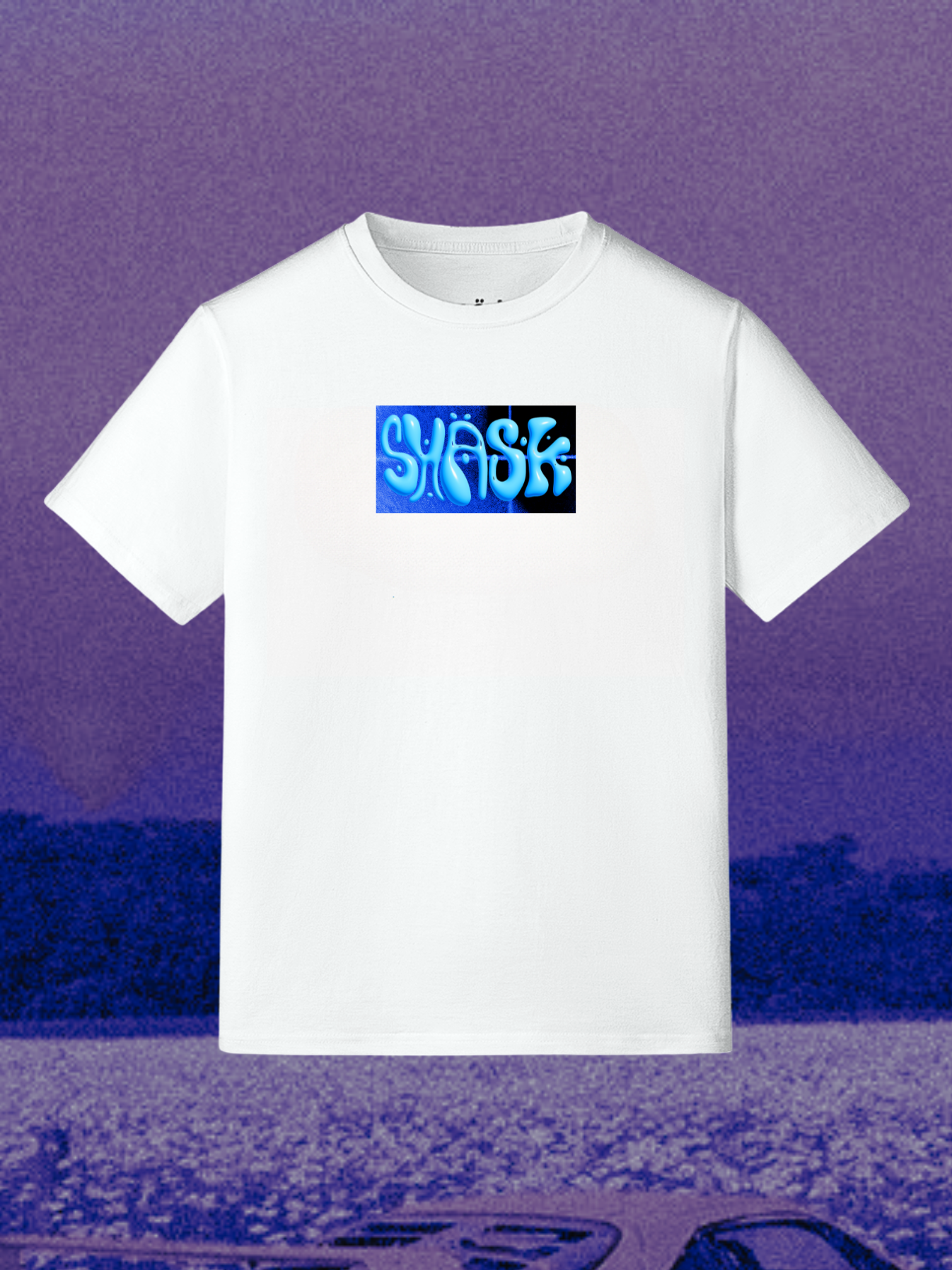 Melting Logo T-Shirt - White