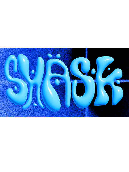 Melting Logo T-Shirt - Black