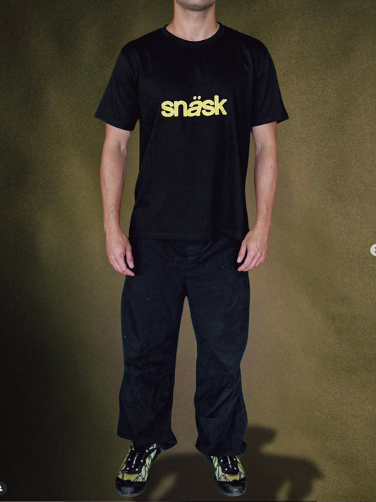 Swedish Yellow Glow Core T-Shirt – Front & Back Logo