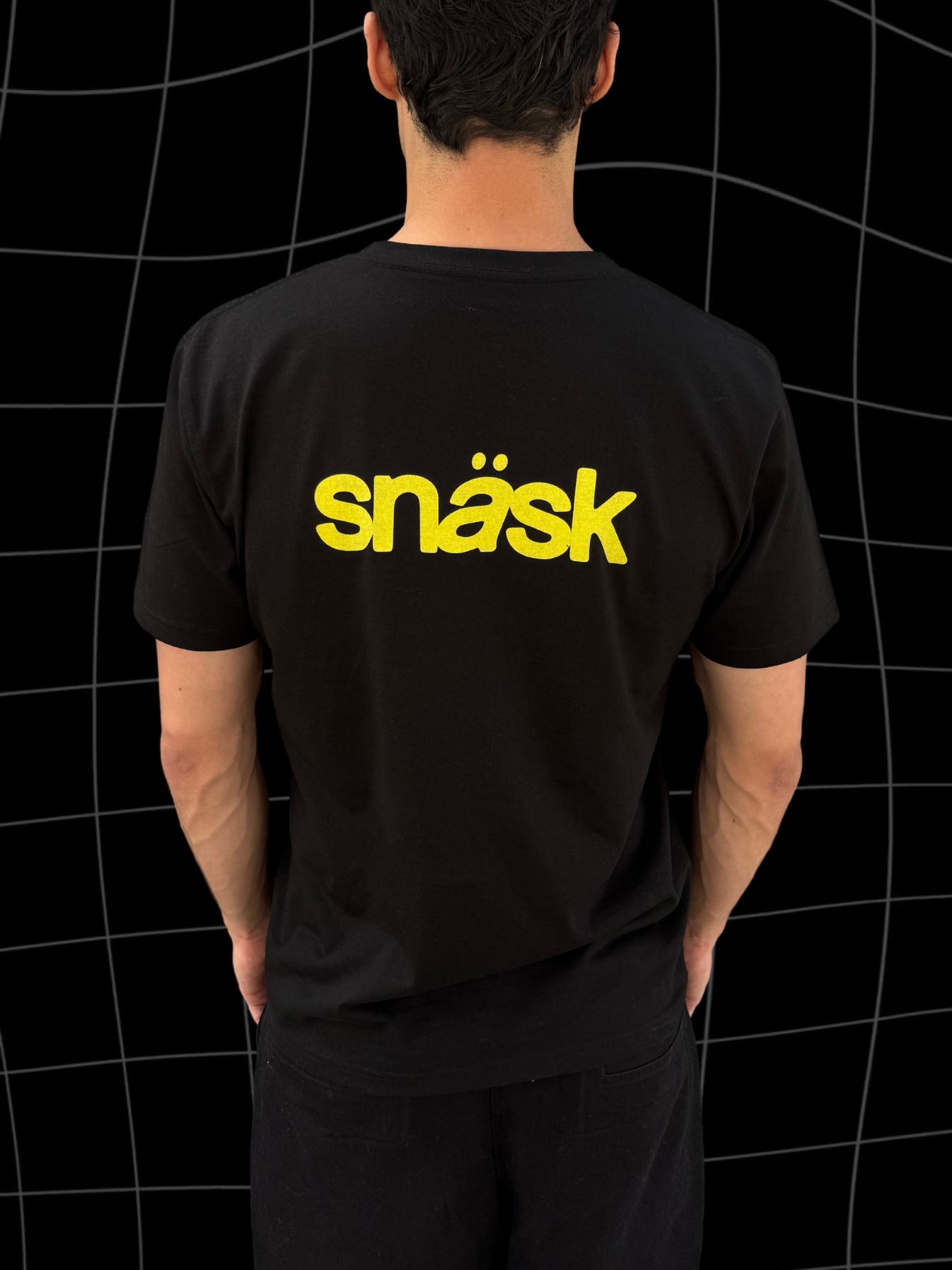 Swedish Yellow Glow Core T-Shirt – Front & Back Logo