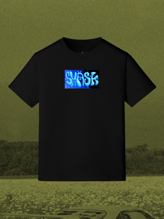 Melting Logo T-Shirt - Black