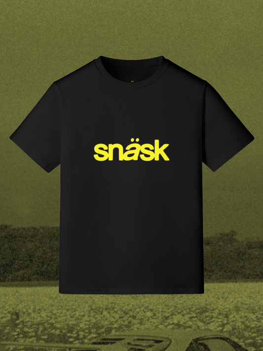 Swedish Yellow Glow Core T-Shirt – Front & Back Logo